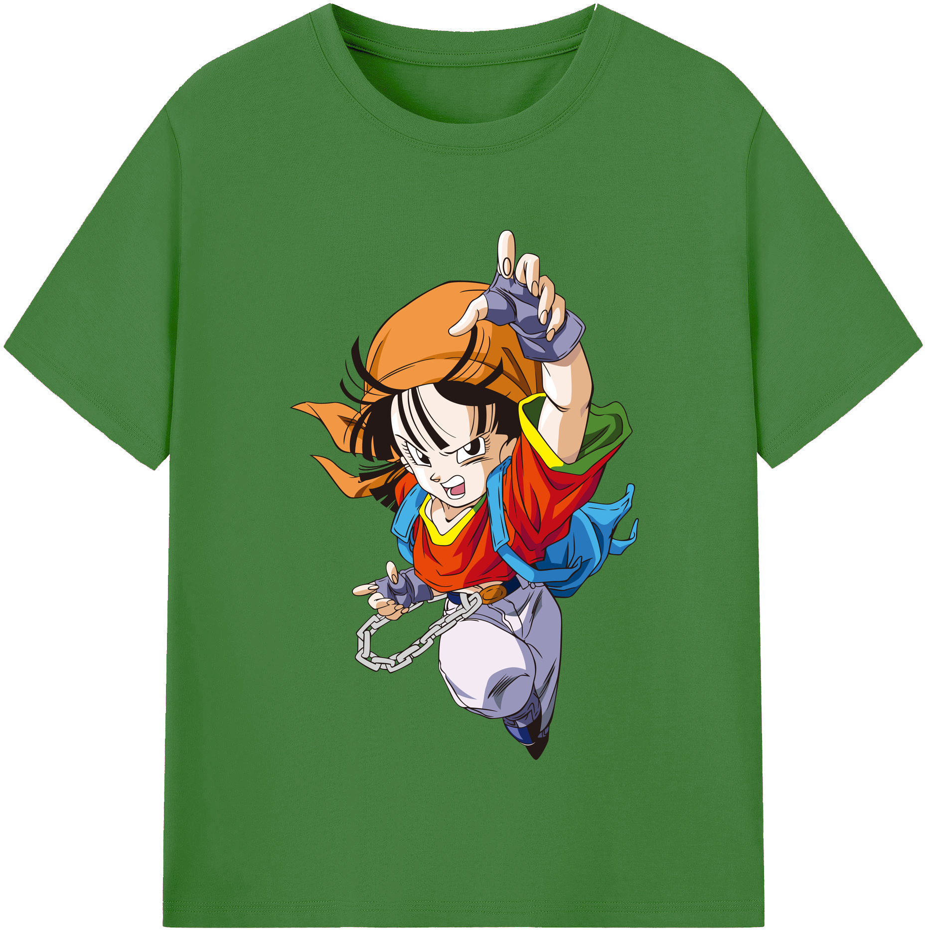 （画像用） ドラゴンボール パン DRAGON BALL Pan レディースカジュアルプリントTシャツ（綿100％）